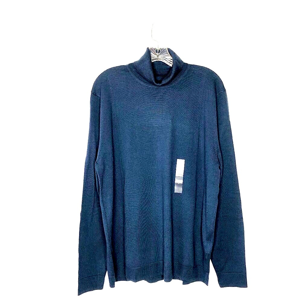 Men's Merino Wool-Blend Turtleneck Sweater